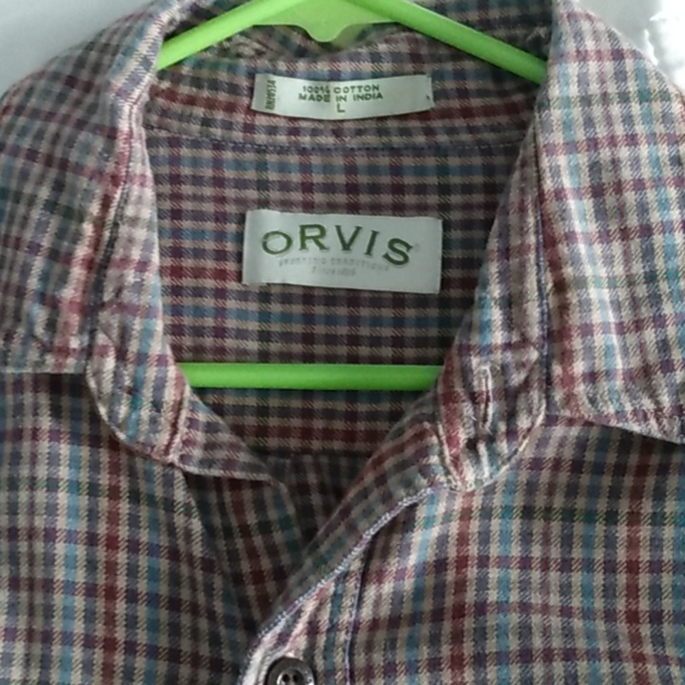 Orvis Checkered Button Down - image 3